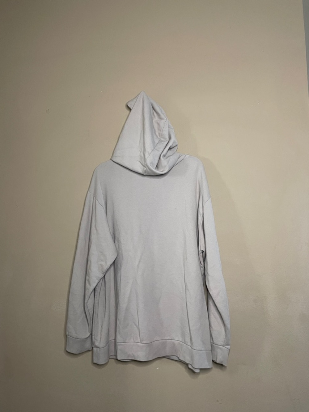 PINK Victoria's Secret Light Gray Crewneck Hoodie SZ XL - Picture 4 of 4